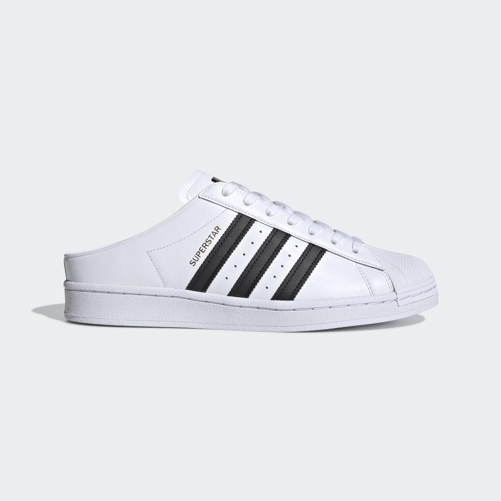 Adidas Men's Superstar Shell Toe Slip on White/Black Ireland FX0527